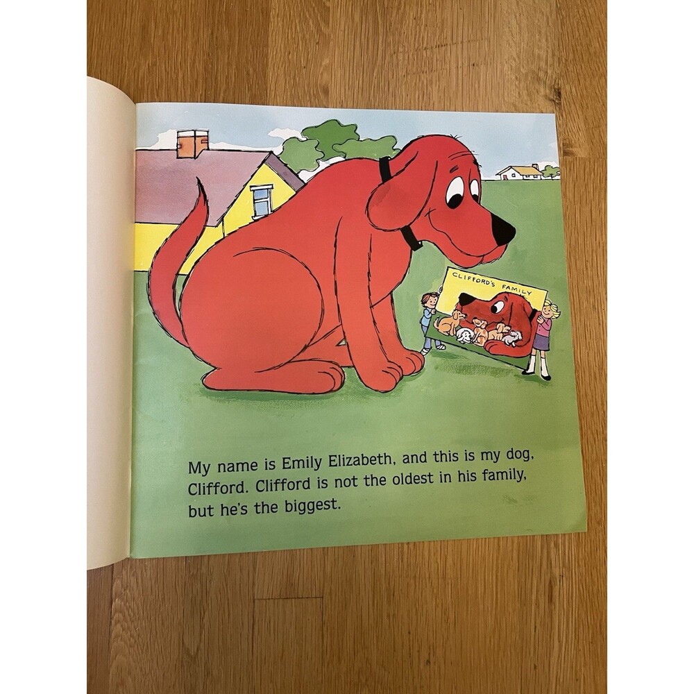 Clifford the Firehouse Dog by Norman Bridwell 1995 Paperback Teacher Easel Big - Picture 7 of 8